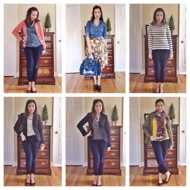 Recap of Outfits 13-18 for 30 Outfits in 30 Days on Cup of Tea