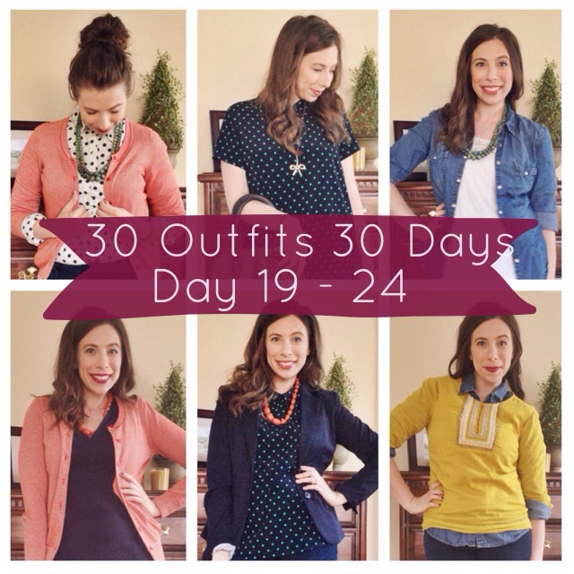 30 Outfits 30 Days Style Challenge - Day 19-24 on Cup of Tea
